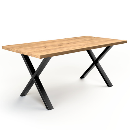 Stół i 6 krzeseł welurowych z poduszką | 140x80