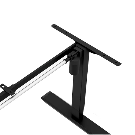 Biurko elektryczne 140x70x2,5 | Dąb craft złoty | 1 silnik 2 segmenty