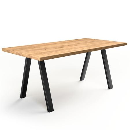 Stół i 6 krzeseł welurowych z poduszką | 180x80