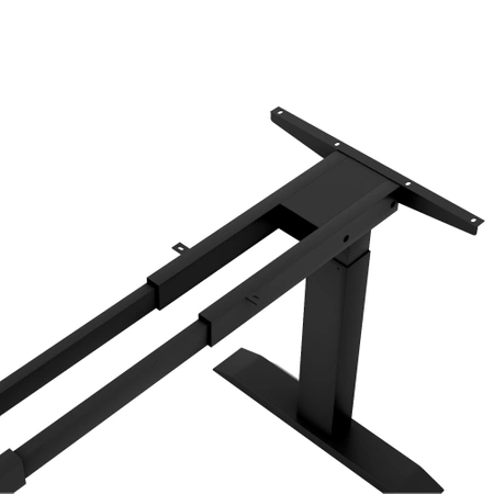 Biurko elektryczne 180x80x3,6 | Szare | 2 silniki 3 segmenty