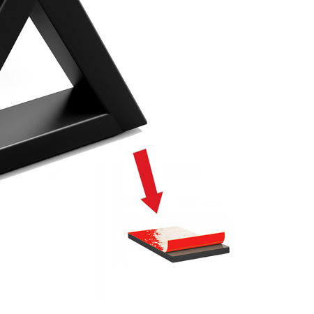 Nogi do stołu złote 72x70cm V2-GOLD