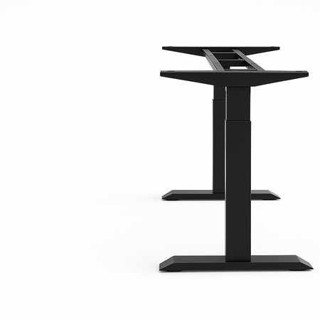 Biurko elektryczne dębowe 160x80x3 | 200 kg | 100% Dąb naturalny