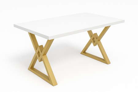 Nogi do stołu złote 72x70cm V2-GOLD