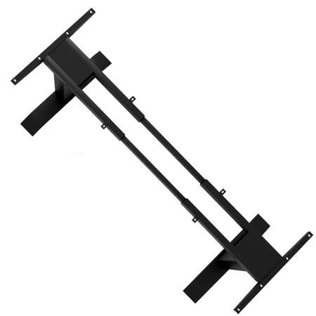 Biurko elektryczne 140x80x2,5 | Antracyt | 2 silniki 3 segmenty