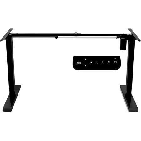 Biurko elektryczne 140x80x2,5 | Białe | 1 silnik 2 segmenty
