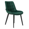 Krzesło welurowe | Ciemnozielone