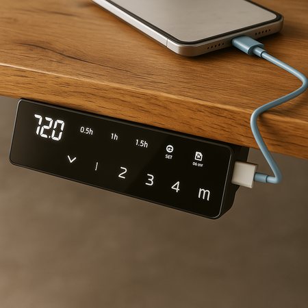 Stelaż biurka elektryczny - 2 silnikowy - 200 kg